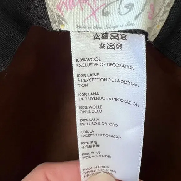 Free People 100% Wool Tanner Chain Band Hat - Picture 5 of 7